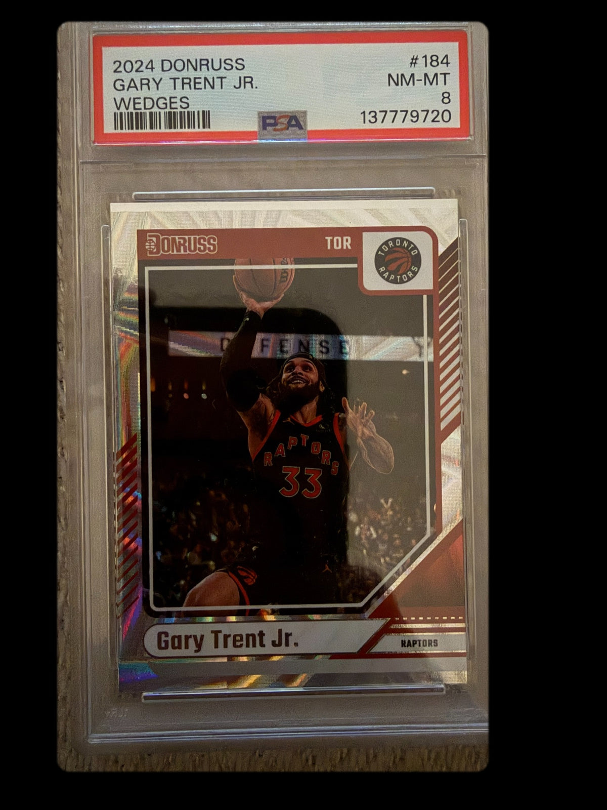 Gary Trent Jr. PSA 8 front