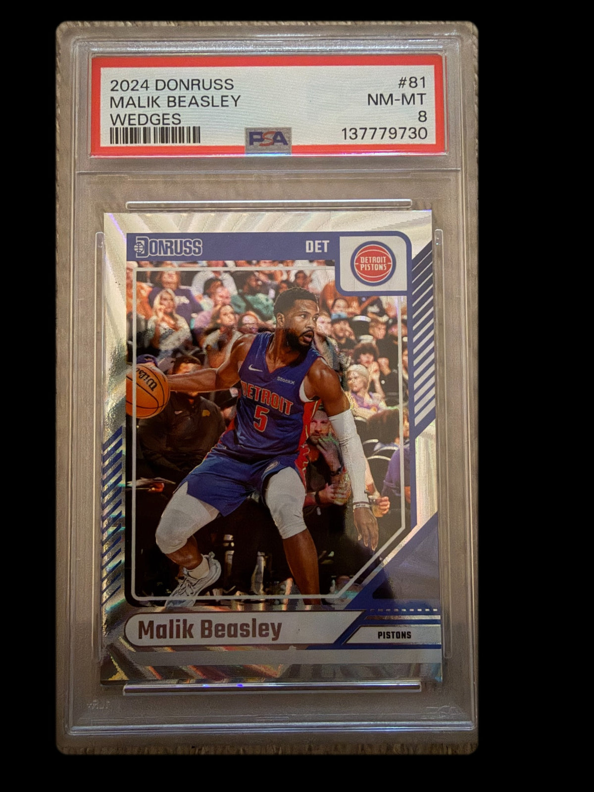 Malik Beasley PSA 8 front
