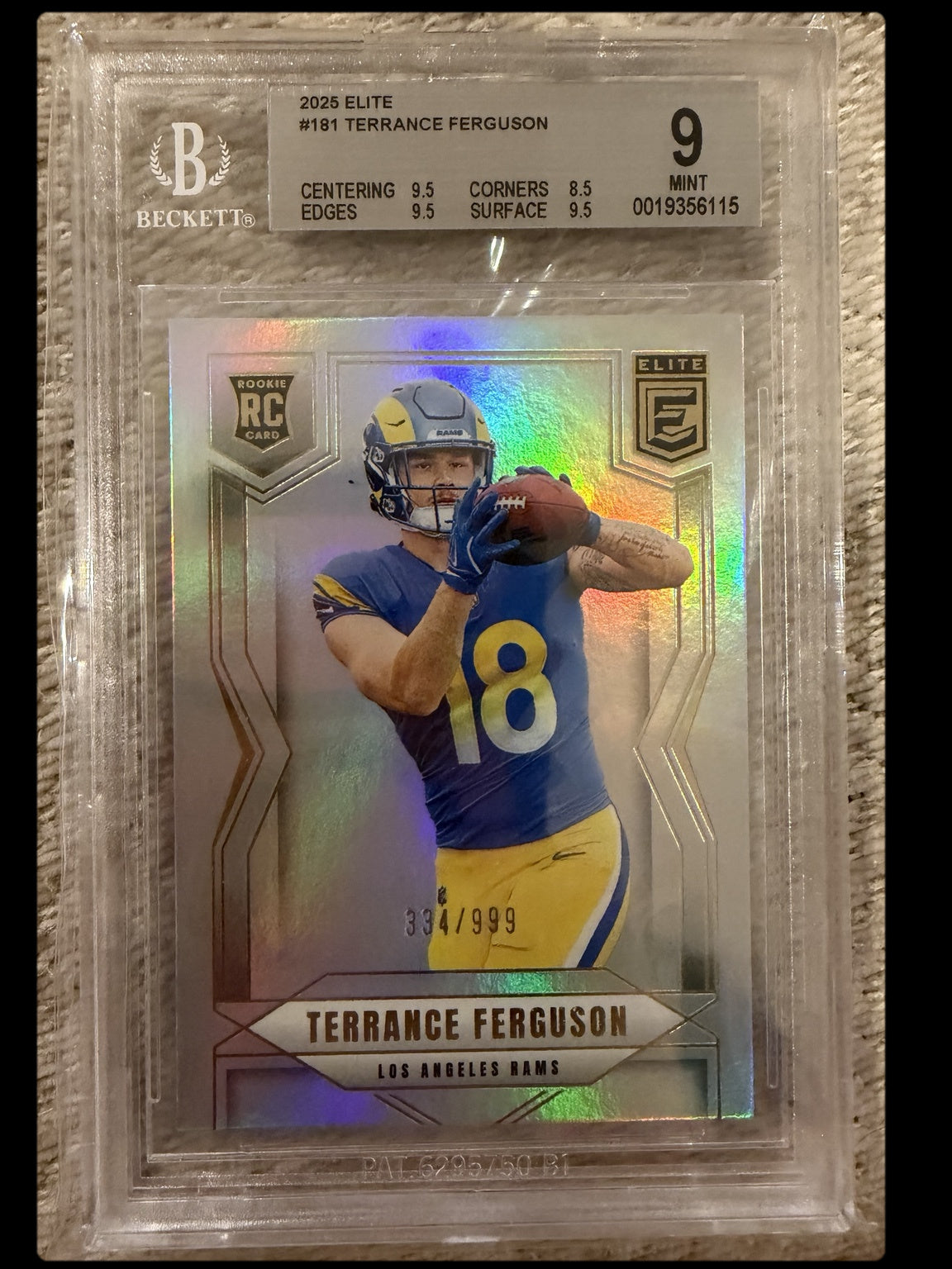 Terrance Ferguson graded card front