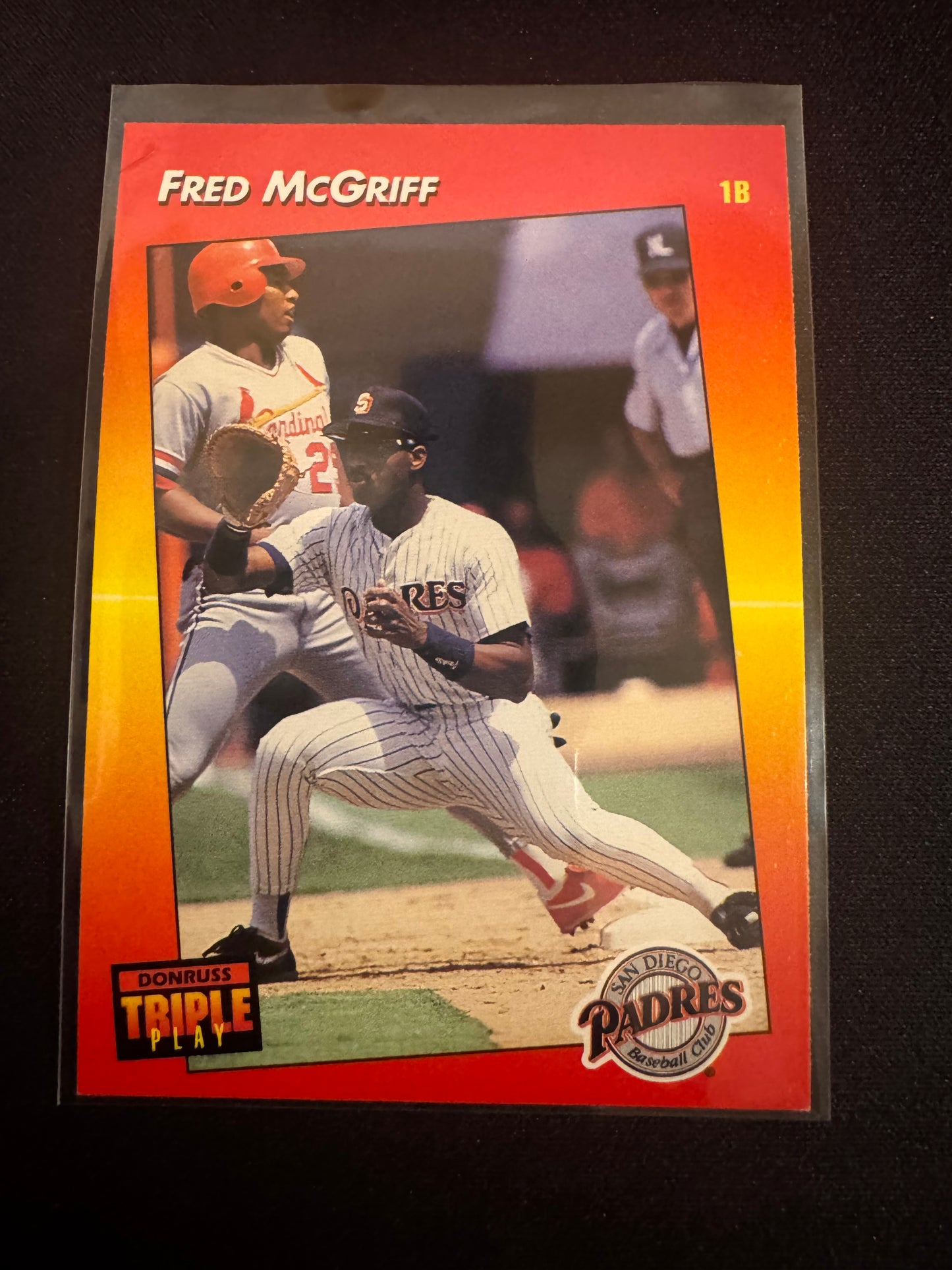 1992 Donruss Triple Play #87 Fred McGriff Card