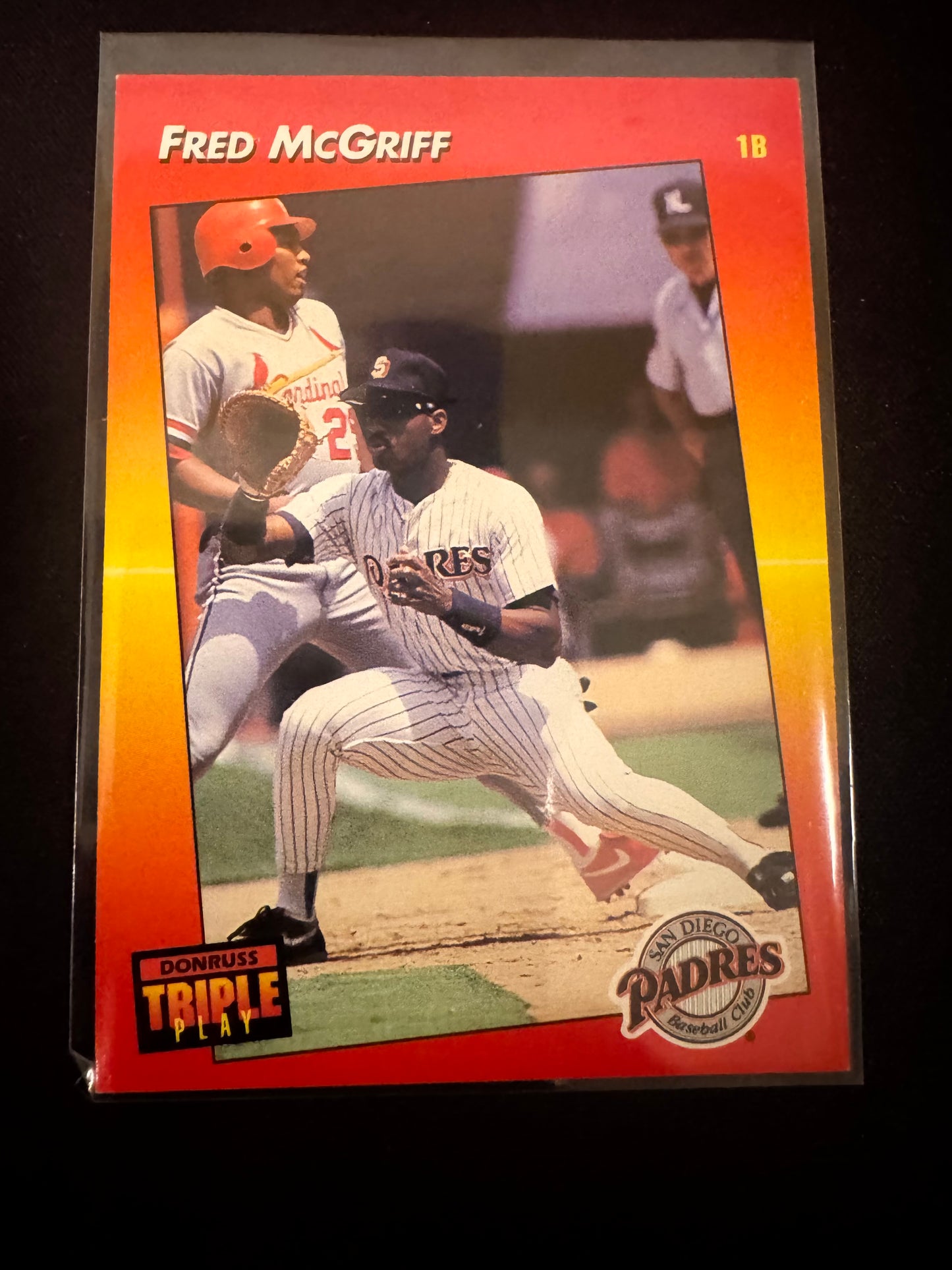 1992 Donruss Triple Play #87 Fred McGriff Card
