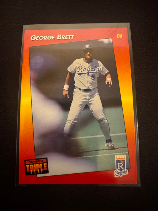 1992 Donruss Triple Play #115 George Brett Card