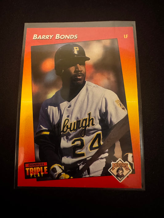 1992 Donruss Triple Play #116 Barry Bonds Card