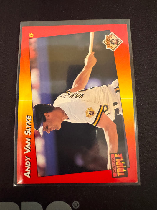 1992 Donruss Triple Play #148 Andy Van Slyke Card