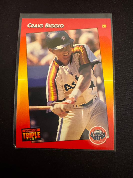 1992 Donruss Triple Play #150 Craig Biggio Card