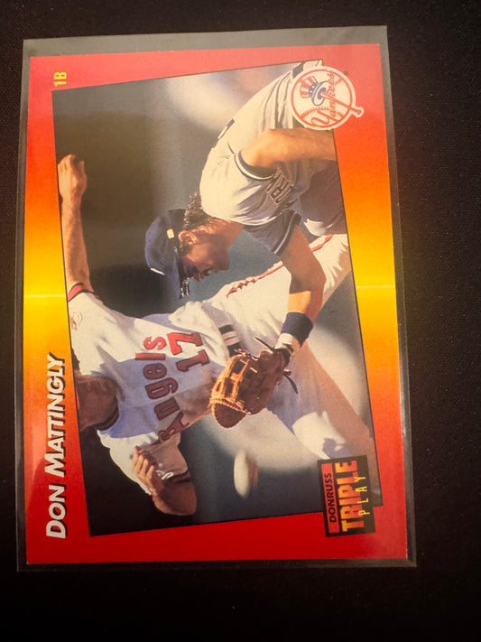 1992 Donruss Triple Play #159 Don Mattingly Card