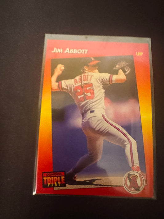 1992 Donruss Triple Play #204 Jum Abbott Card