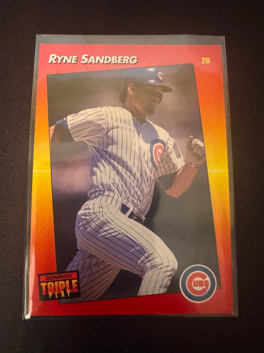 1992 Donruss Triple Play #229 Ryne Sandberg Card