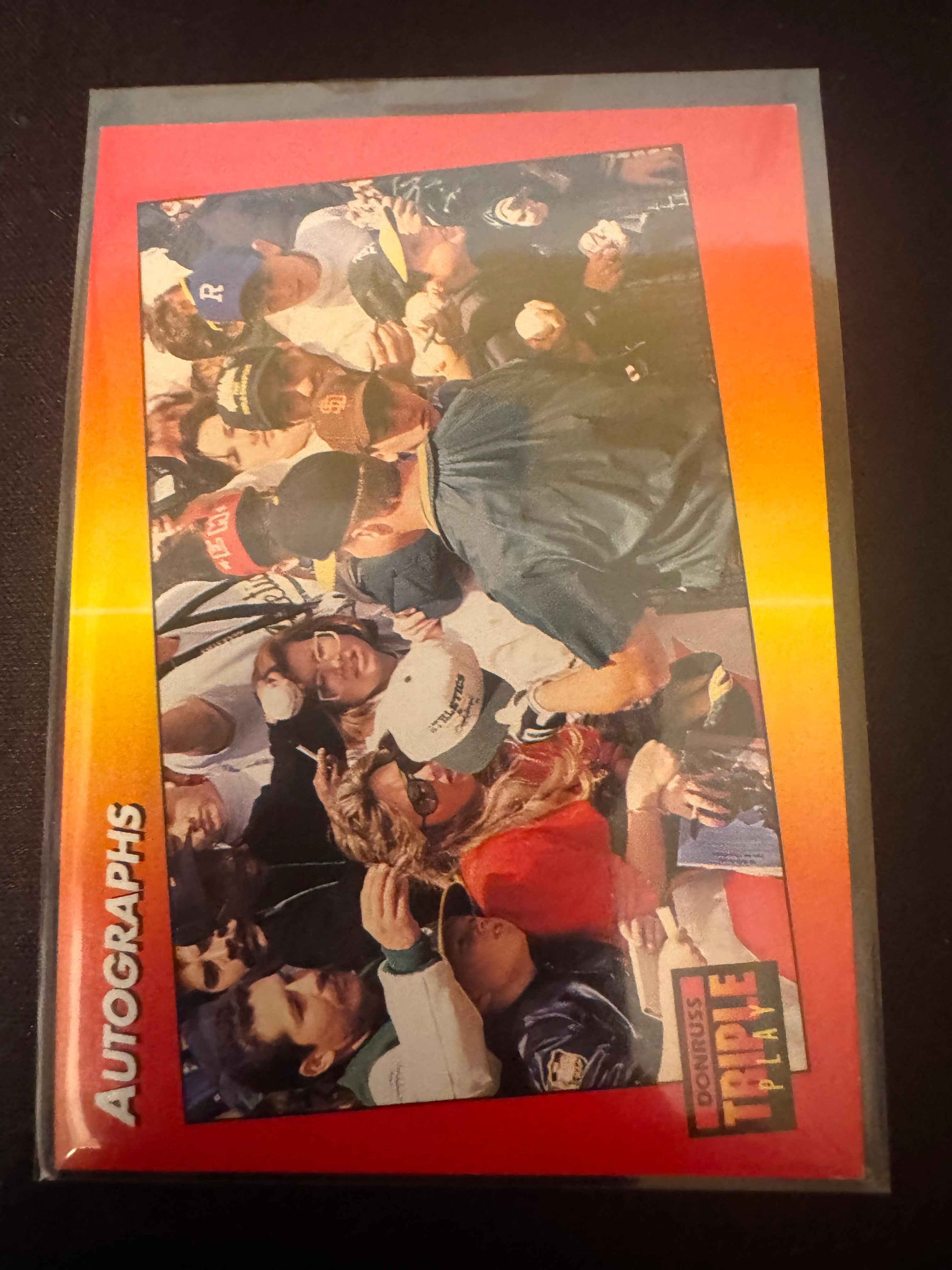 1992 Donruss Triple Play #231 Mark McGwire Autograph Signing Card