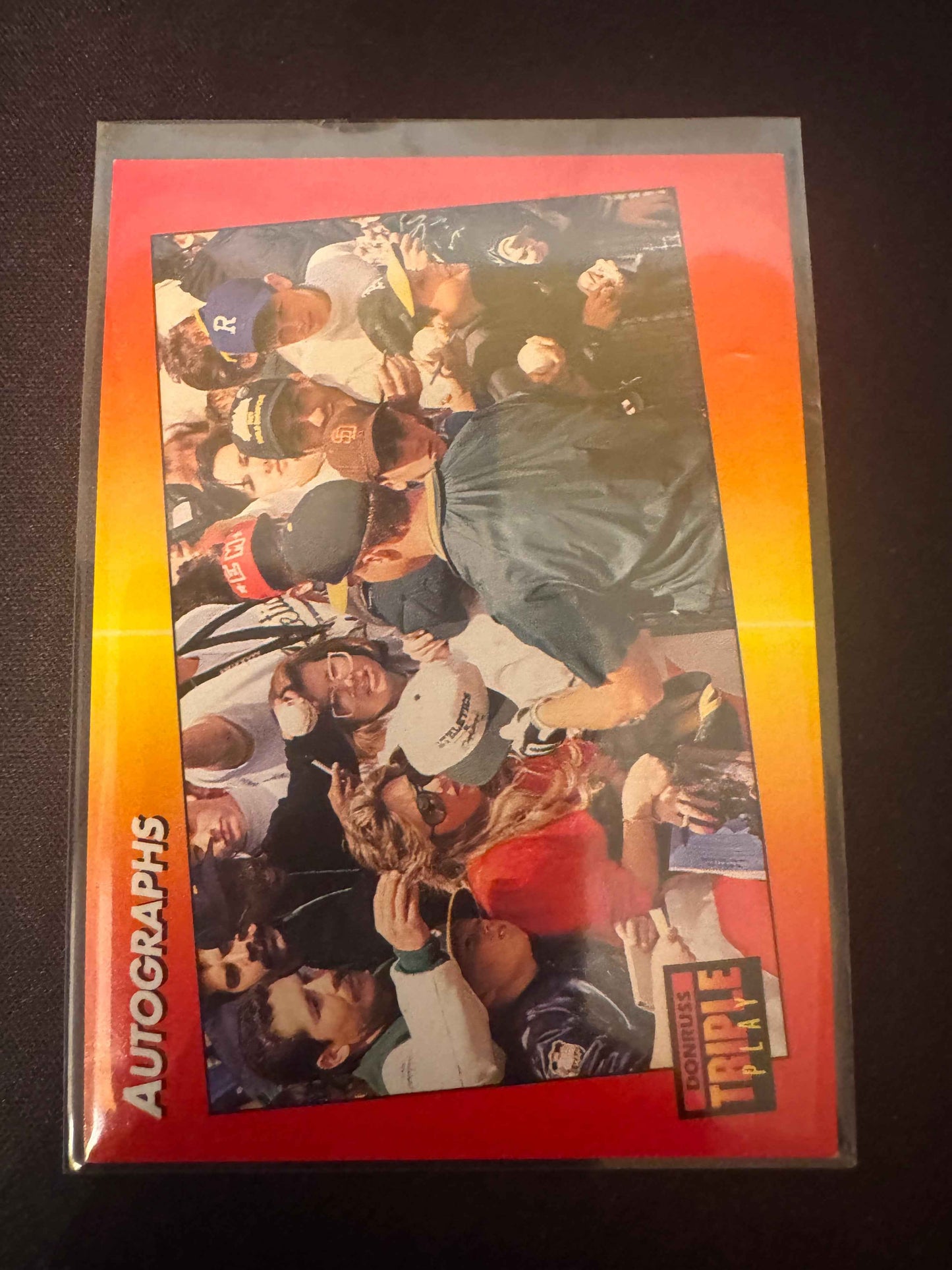 1992 Donruss Triple Play #231 Mark McGwire Autograph Signing Card