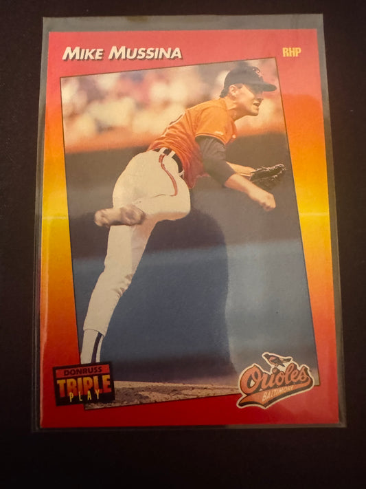 1992 Donruss Triple Play #237 Mike Mussina Card