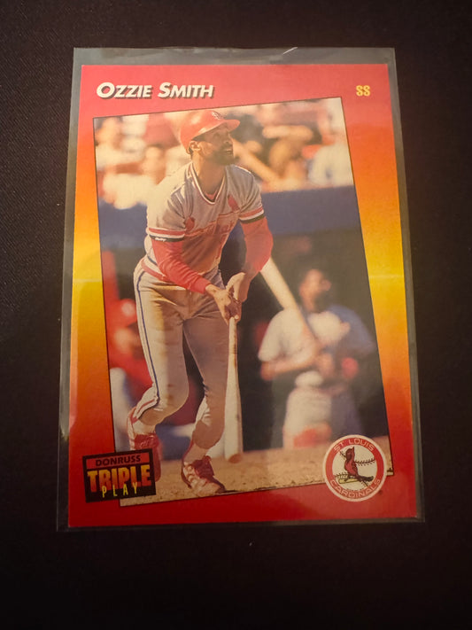 1992 Donruss Triple Play #244 Ozzie Smith Card