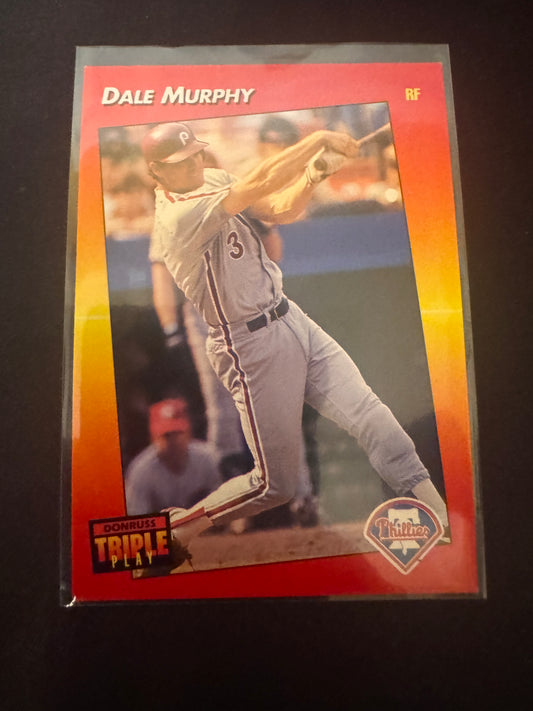 1992 Donruss Triple Play #260 Dale Murphy Card