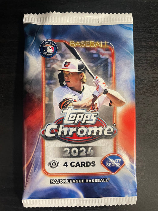 Topps Chrome 2024 Baseball update series Single Pack