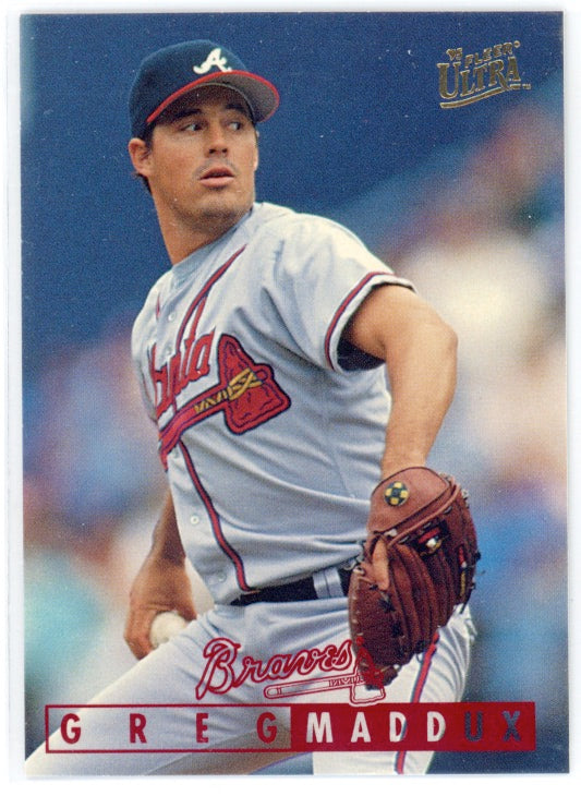 1995 Fleer Ultra #129 Greg Maddux Card