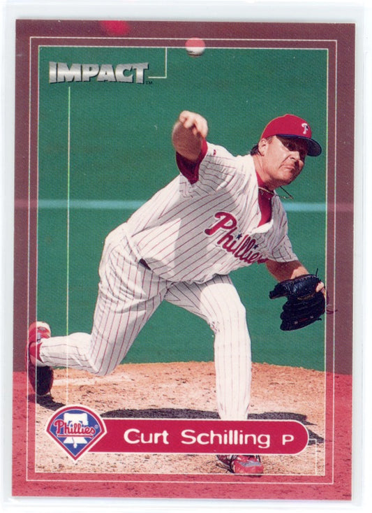 2000 Fleer Impact #41 Curt Schilling Card