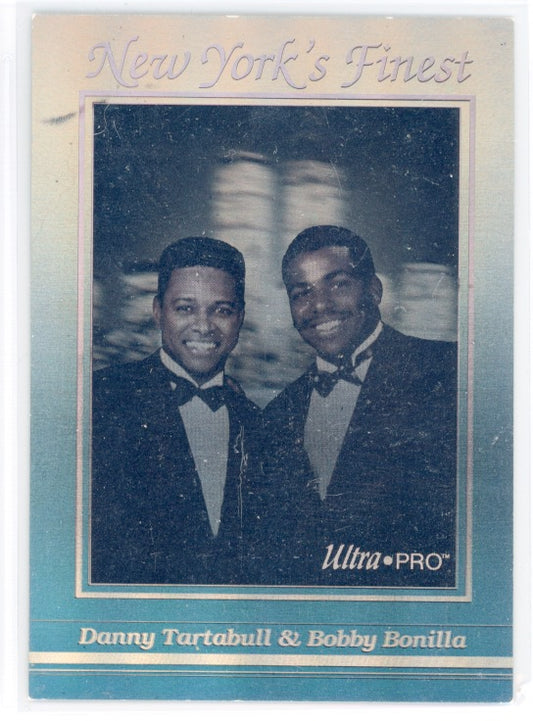 1992 Rembrandt Ultra-Pro Promos #P20 Danny Tartabull/Bobby Bonilla Hologram Card.