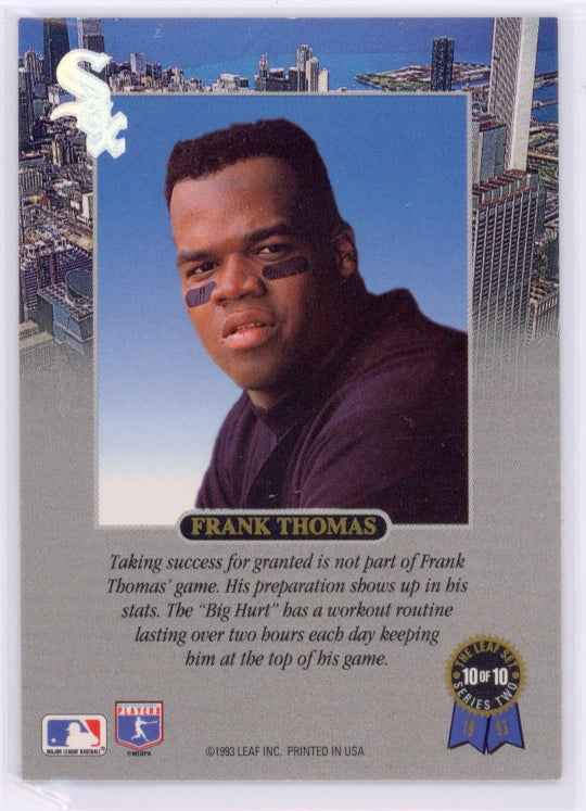 1993 The Leaf Set #10 Frank Thomas/Preparation Card
