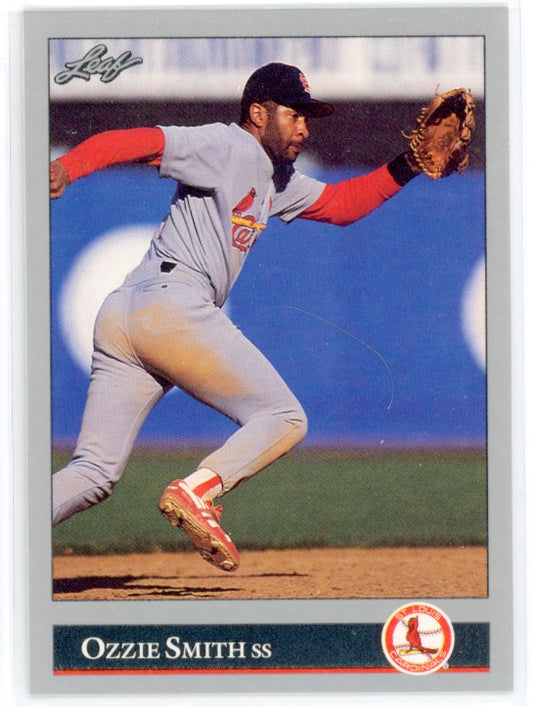 1992 Leaf #400 Ozzie Smith Card