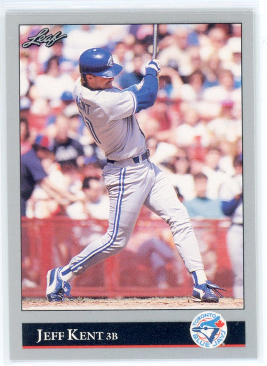 1992 Leaf #445 Jeff Kent RC Card