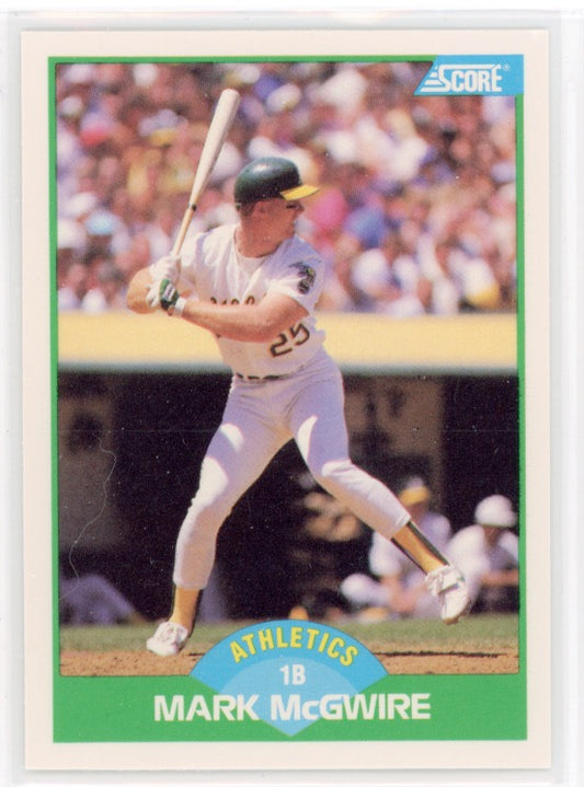 1989 Score #3 Mark McGwire Card