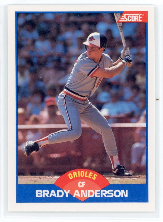 1989 Score #563 Brady Anderson Rookie Card