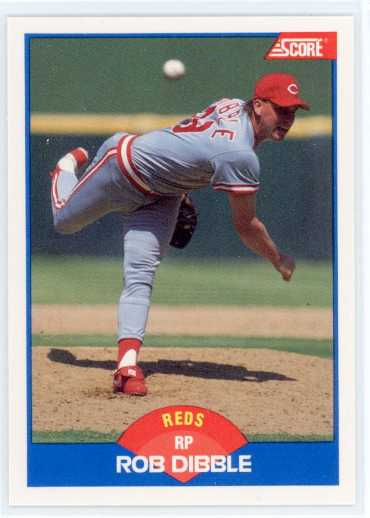 1989 Score #618 Rob Dibble Card