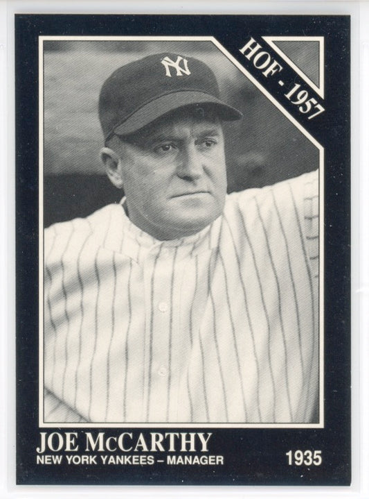 1991 Conlon TSN #28 Joe McCarthy HOF Card