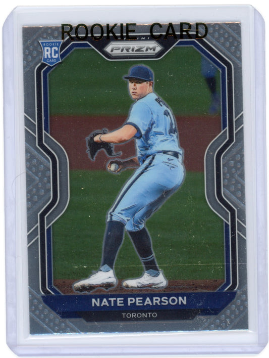2021 Panini Prizm Silver Nate Pearson #181 Blue Jays Card