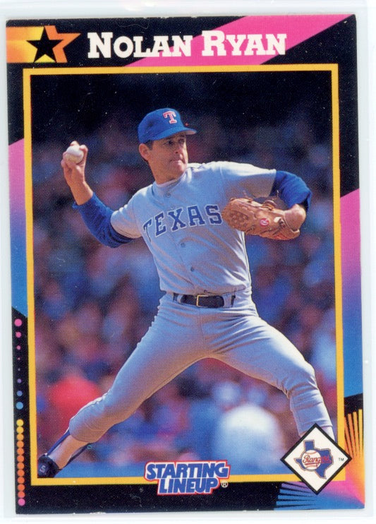 1992 Kenner Starting Lineup #29 Nolan Ryan Card