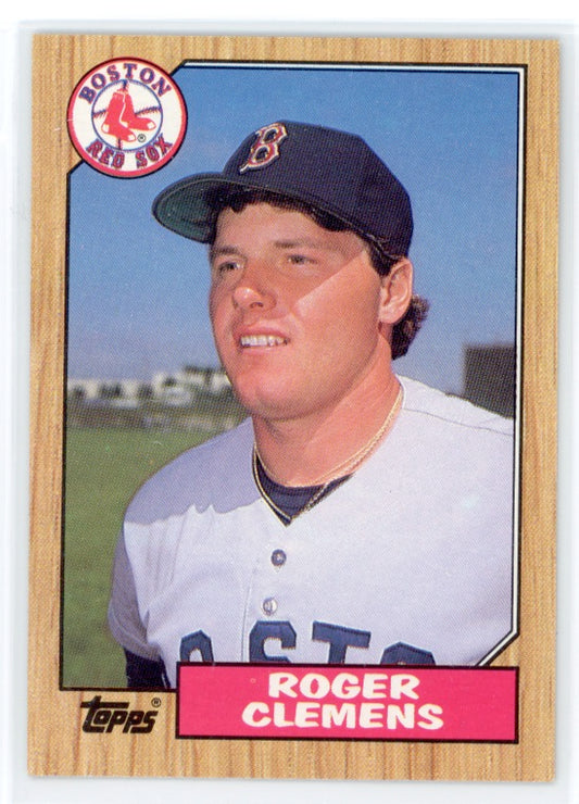 1987 Topps #340 Roger Clemens Card