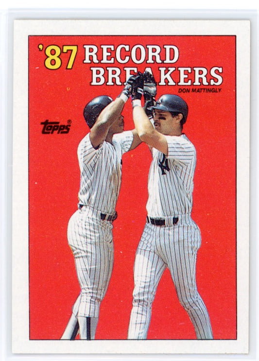 1988 Topps #2 Don Mattingly Card