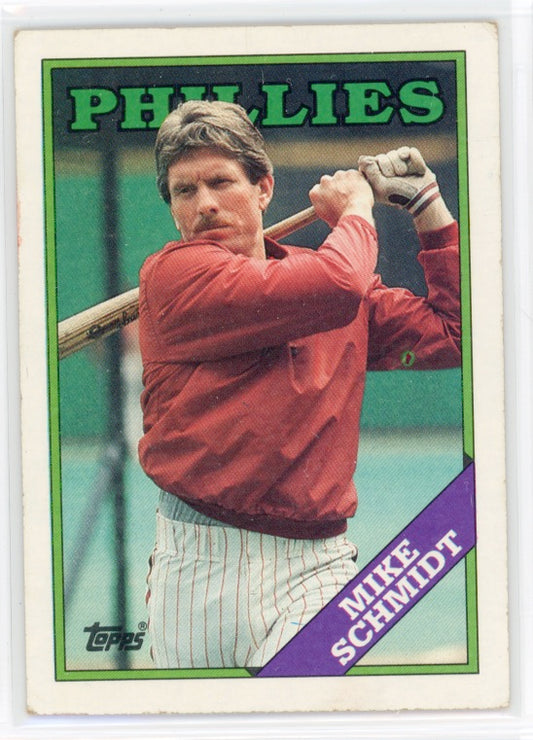 1988 Topps #600 Mike Schmidt Card