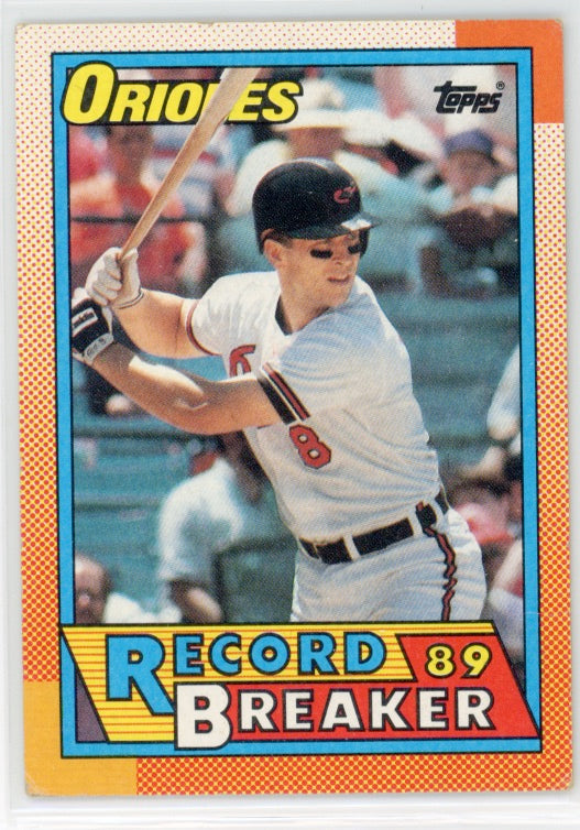 Tarjeta Topps n.° 8 de Cal Ripken, Jr. de 1990