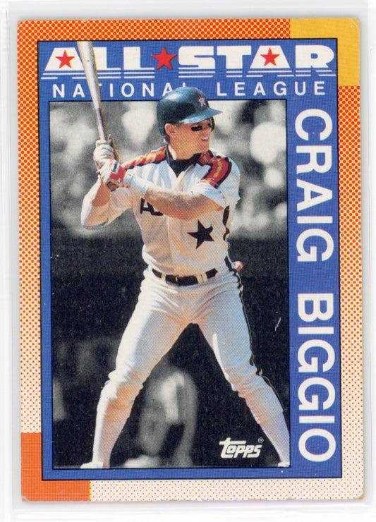 1990 Topps #404 Craig Biggio Card