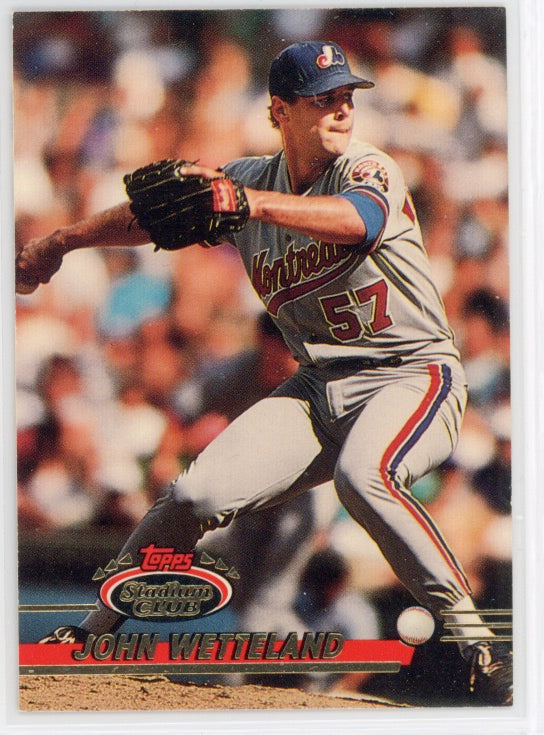1993 Topps Stadium Club #344 Tarjeta John Wetteland