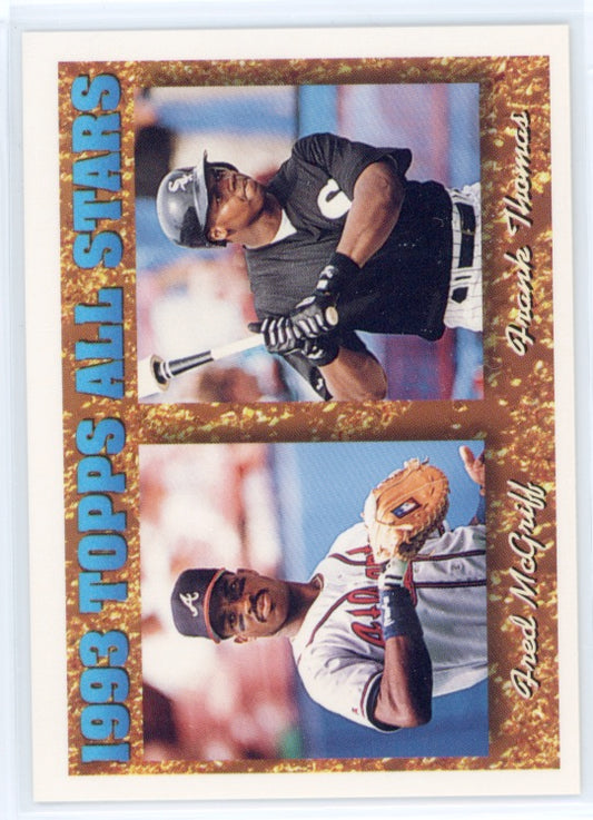 1994 Topps #384 Frank Thomas/Fred McGriff Card