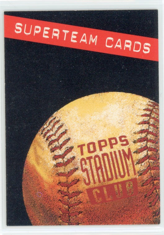 Tarjetas de Super Team del Topps Stadium Club n.° 4 de 1994