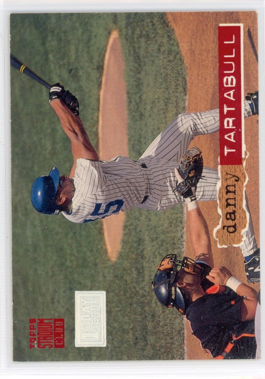 Tarjeta Danny Tartabull del Topps Stadium Club, edición del primer día n.° 410, 1994