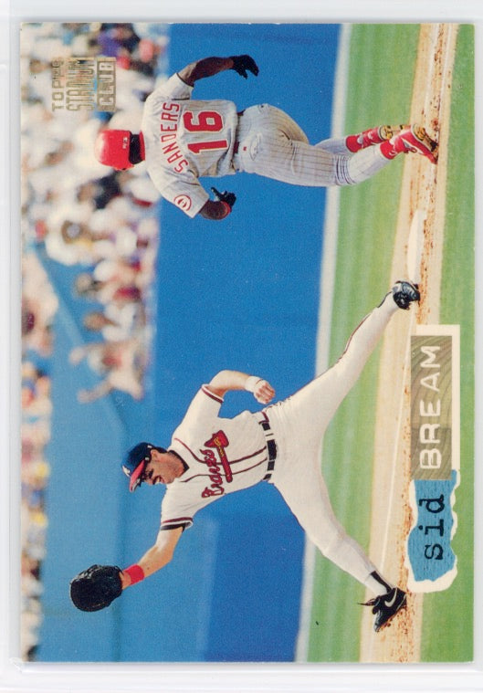 Tarjeta de Sid Bream n.° 79 del Golden Rainbow del Topps Stadium Club de 1994