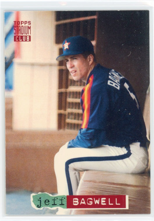 Tarjeta de Jeff Bagwell n.° 108 del Topps Stadium Club de 1994