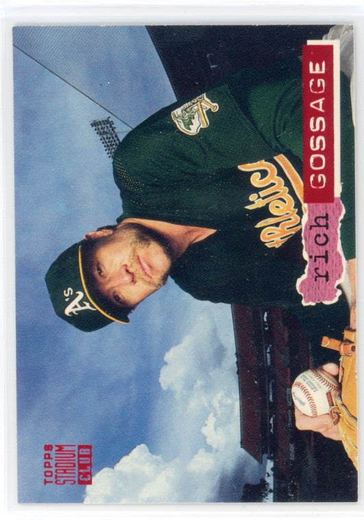Tarjeta de Rich Gossage n.° 191 del Topps Stadium Club de 1994