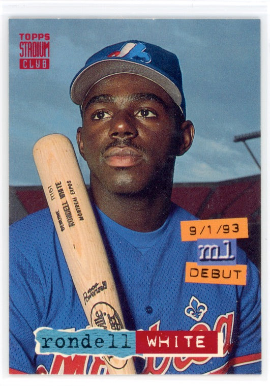 Tarjeta blanca Rondell n.° 435 del Topps Stadium Club de 1994