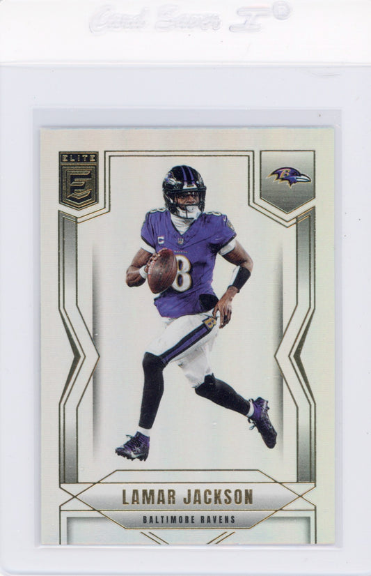 2025 Elite #10 Lamar Jackson Baltimore Ravens Card