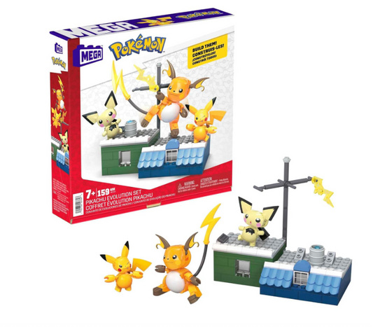 Pokemon Mega- Pikachu Evolution Set