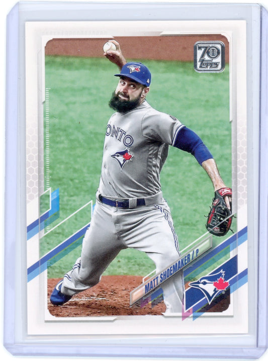 2021 Topps #313 Matt Shoemaker Blue Jays Card