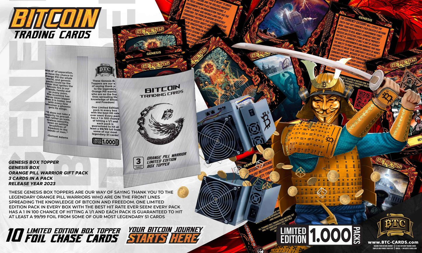 Genesis Box Topper Pack -  Exclusive Limited Edition Trading Cards