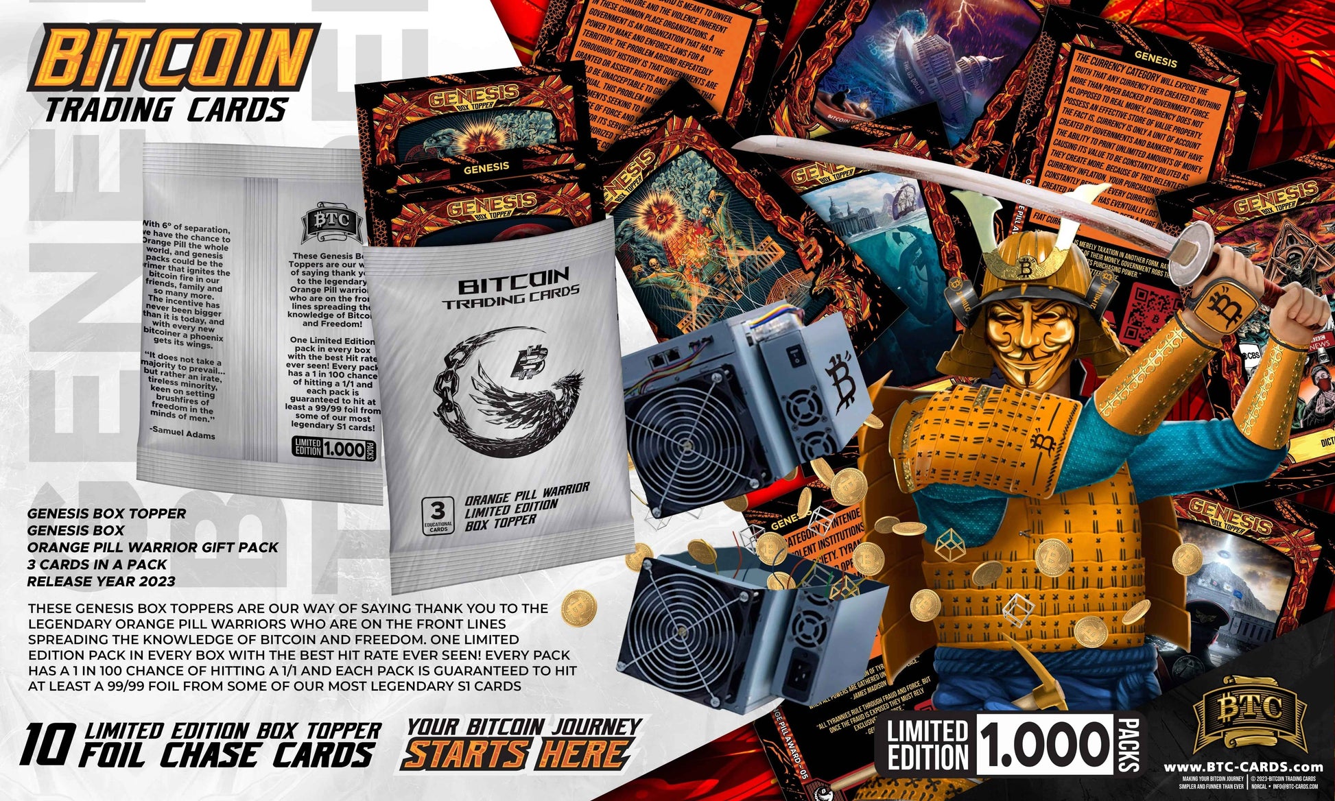 Genesis Box Topper Pack -  Exclusive Limited Edition Trading Cards