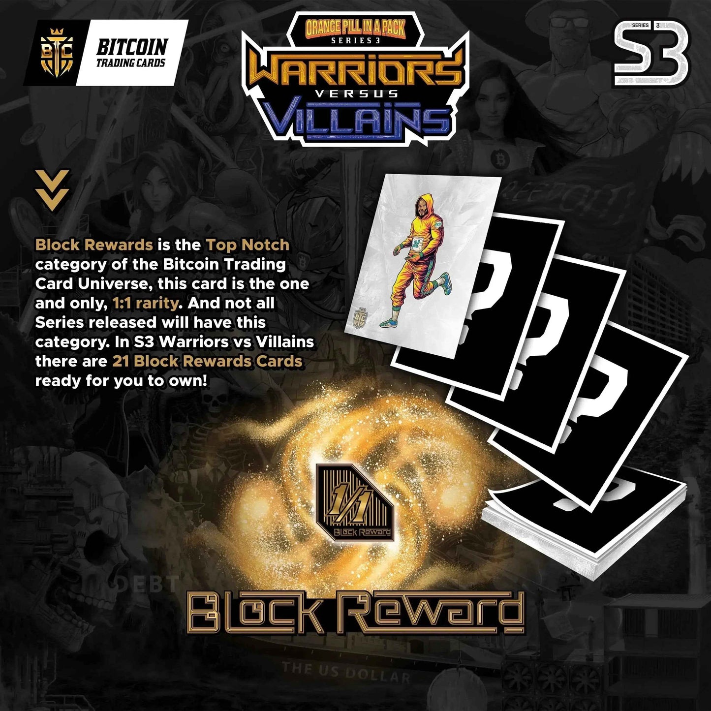 Case - OPP S3 Warriors vs Villains (8 Hobby Boxes)