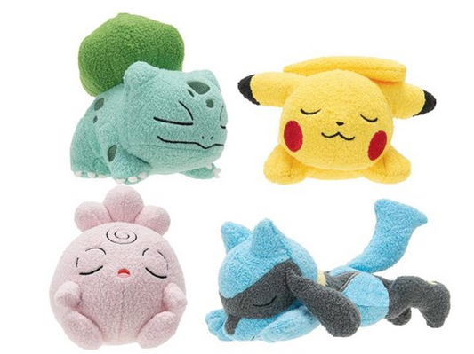 Pokemon Sleeping Plushies